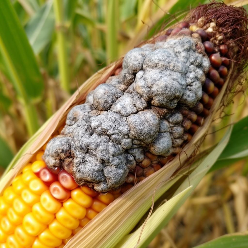 Common Smut symptoms on maize